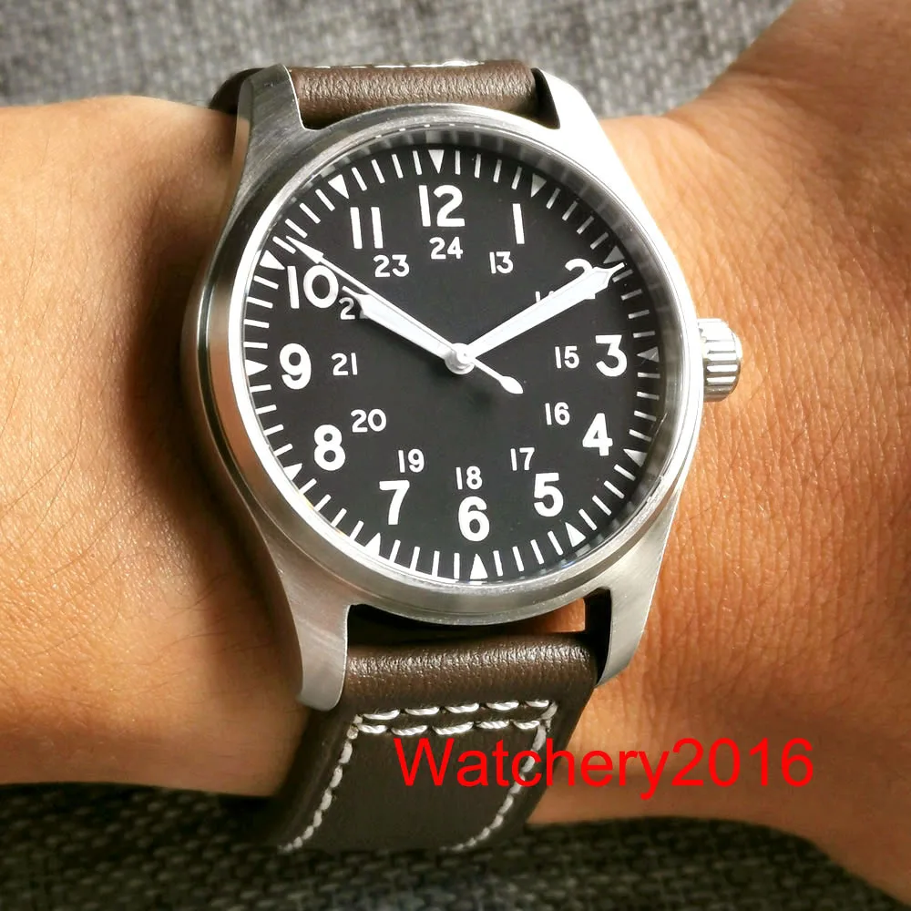 Мужские Водонепроницаемые зеленые часы с сапфировым стеклом 39 мм 200 м - купить по