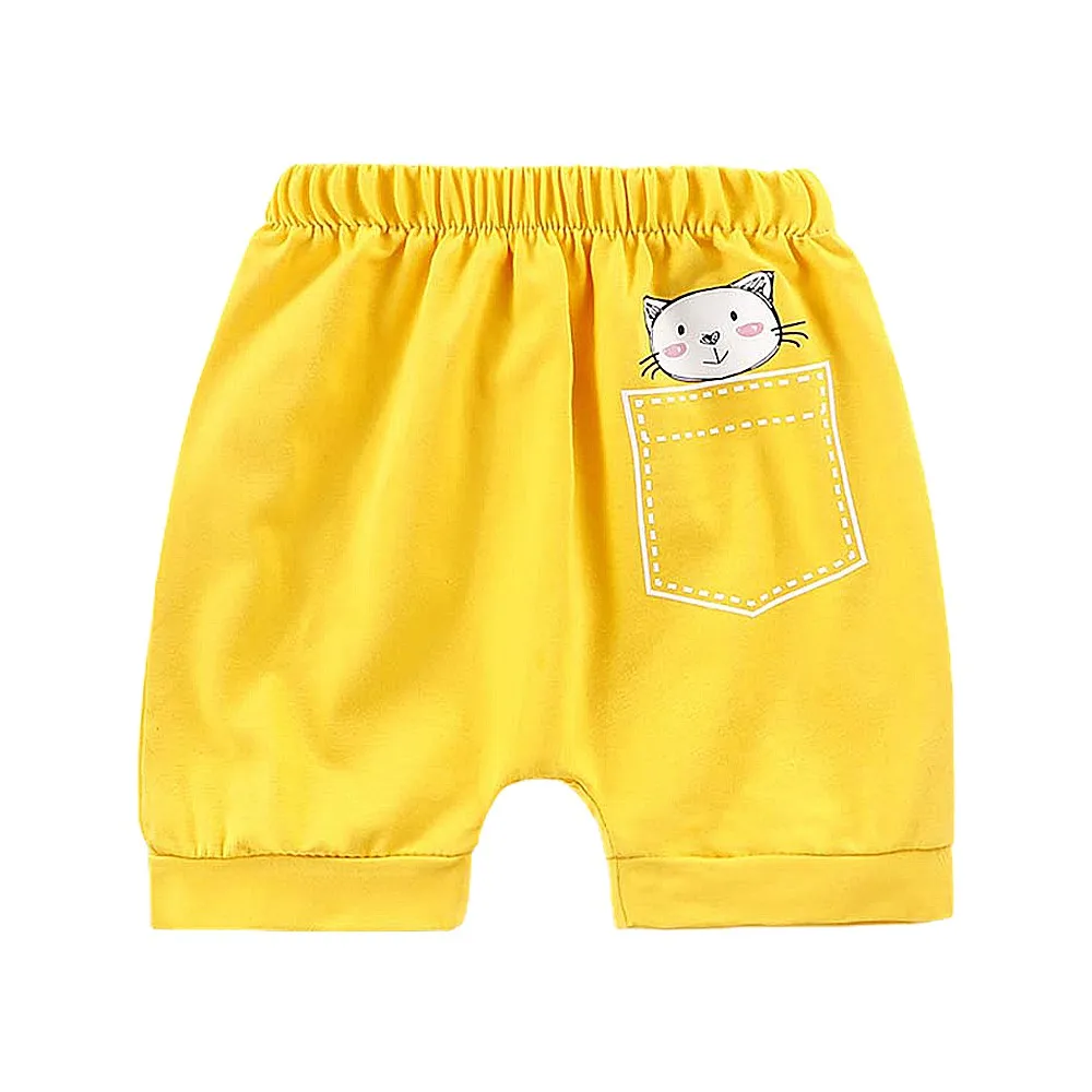 

Children Short Pants Animal Cartoon Printed Boy Girl Casual Comfy Wear For 1-5Y