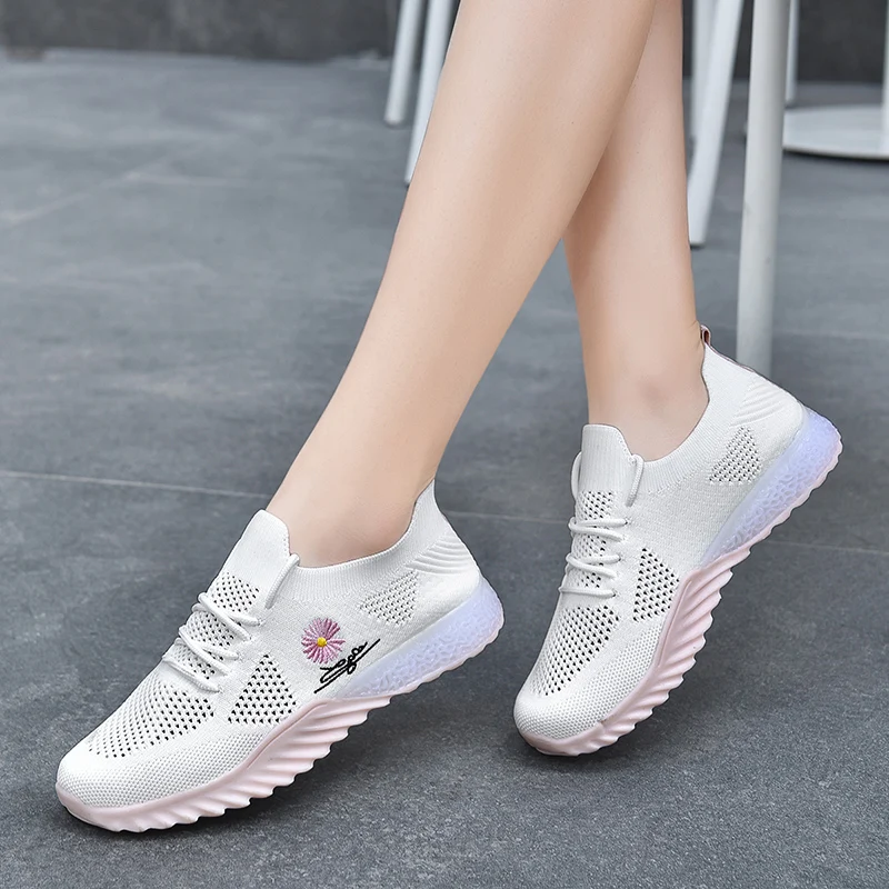 

Tenis Feminino Women Vulcanized Flats Shoes 2021 Summer Fashion Ladies Outdoor Casual Walking Female Comfortable Sneakers Woman