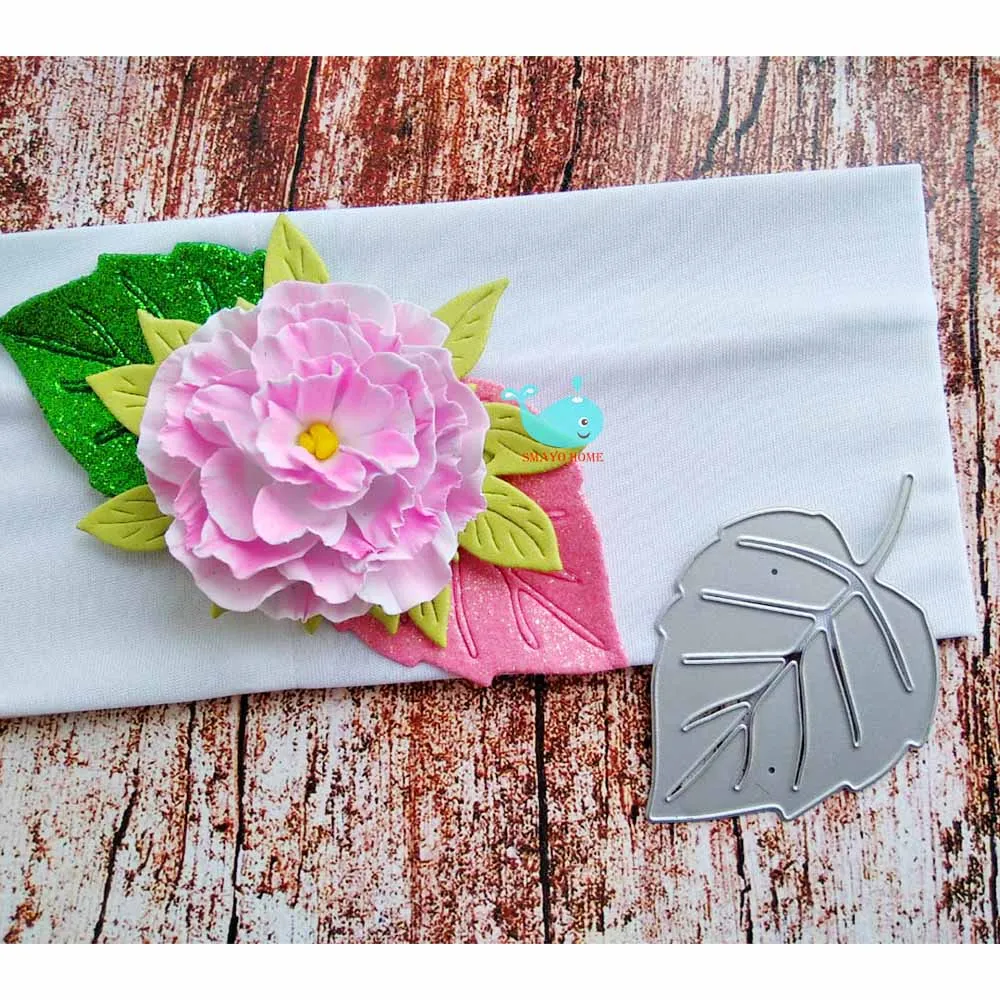 

one Leaves Metal Cutting Dies Scrapbooking Stencil for Album Paper DIY Gift Cards Decoration Embossing Mold Dies New 2019