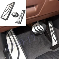stainless stee non slip car at auto accelerator pedals foot rest pedal cover fit for bmw x1 f48 2016 2017 2018 accessories