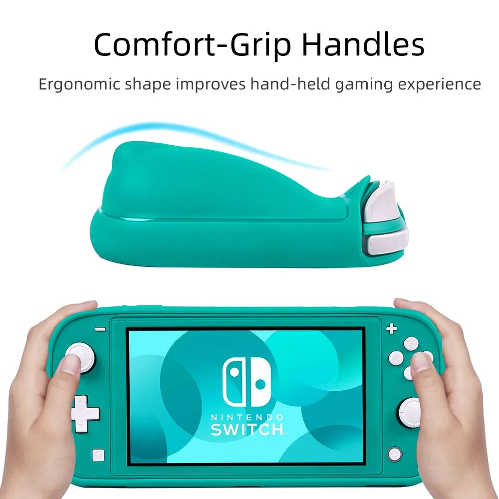 Мягкий ТПУ чехол CHINFAI для shand Switch Lite эргономичный Нескользящий Резиновый защитный чехол-подставка для NS Switch Lite мини-консоль