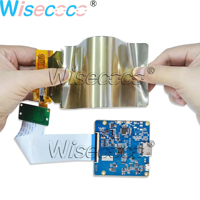 10 шт./лот Wisecoco 6 дюймов Гибкая OLED панель 2160*1080 ЖК ips дисплей тонкий экран с HDMI к MIPI драйвер платы