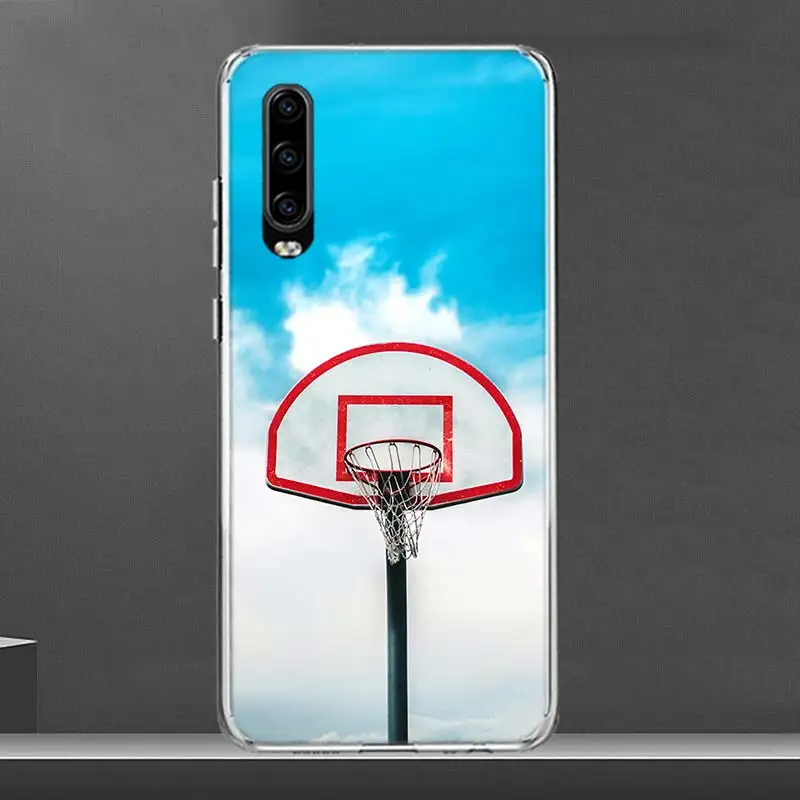 Чехол для телефона с баскетбольной корзиной Huawei P30 P20 P40 P50 P10 Mate 40 30 10 20 Lite Pro