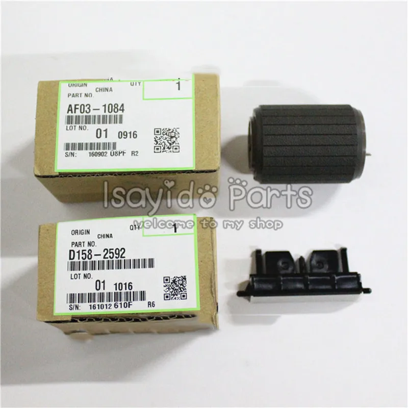 

2X Genuine AF03-1084 D158-2592 Pickup Feed Roller Seperation Pad for Ricoh Aficio MP C2030 C2050 C2051 C2530 C2550 C2551 2501SP