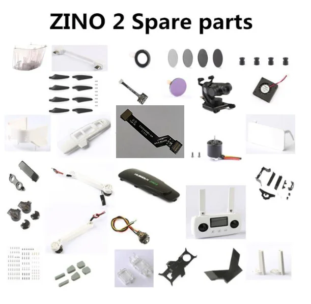 Hubsan ZINO 2 ZINO2 RC UAV запасные части моторный рычаг Лопасти пропеллера ESC оболочка