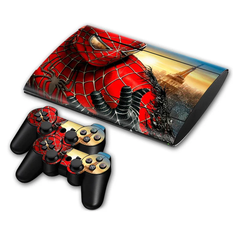 Для Ps3 super slim 4000 консоль и контроллеры наклейки для ps3 виниловые скины