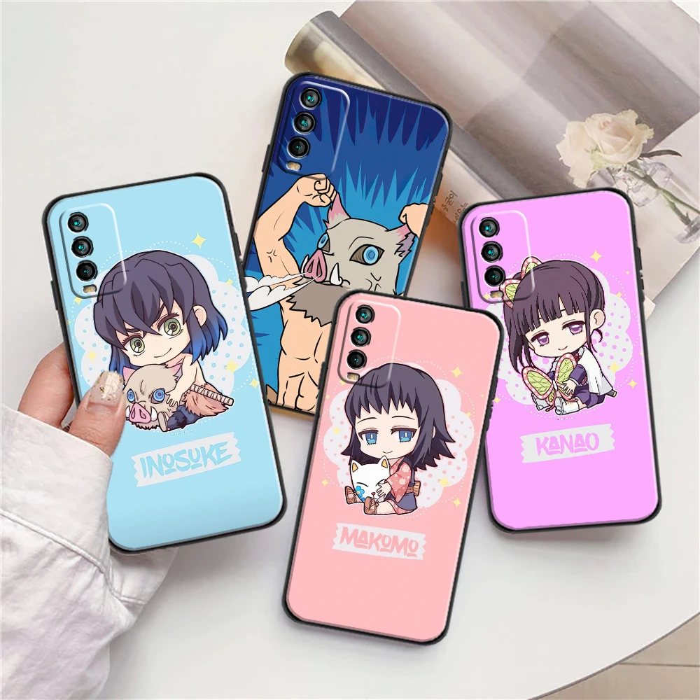 

Demon Slayer Phone Case For Xiaomi Redmi 9T 9 9i 9AT 9A 9C Note 9 10 Pro MAX 5G Funda Carcasa Soft Japan Anime Cartoon Backcover