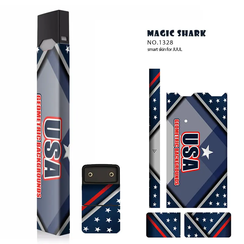 2019 smart skin for JUUL Wraps Stickers Cases Cover Sleeve Protective Hot Sale 2.5D Juul Battery and USB Charger | Мобильные