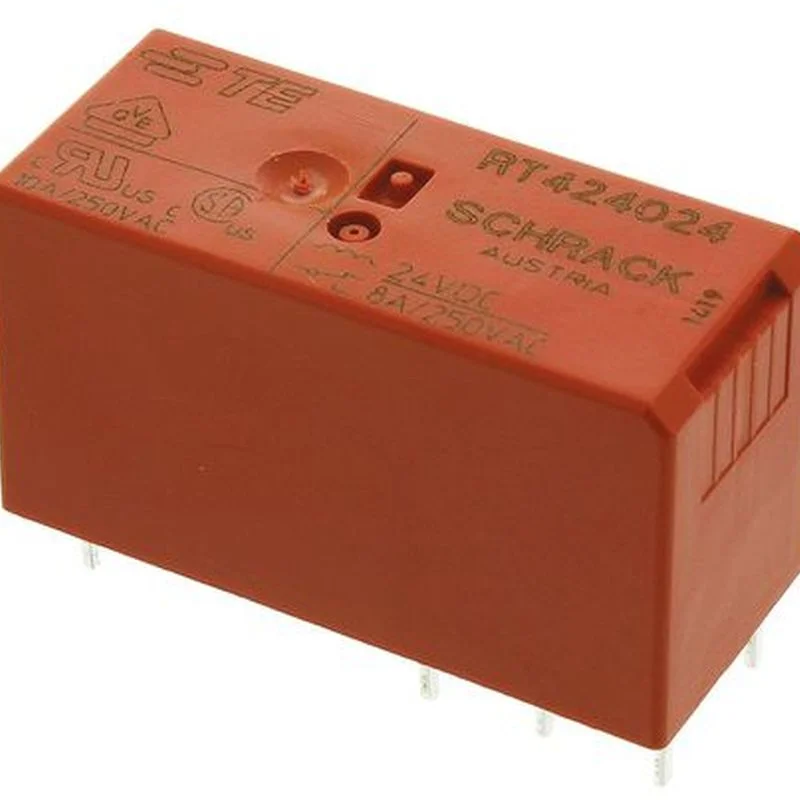10Pcs TE SCHRACK RT424024 RT314024 RT314730 RTE24048 RTE24012 RTE24024 RT424005 RTE24110 8PIN relay Brand new and original
