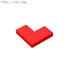 Строительные блоки technalal DIY пластиковые пластины 2x2 угловая светильник вая панель 10 шт. MOC обучающие игрушки для детей 14719