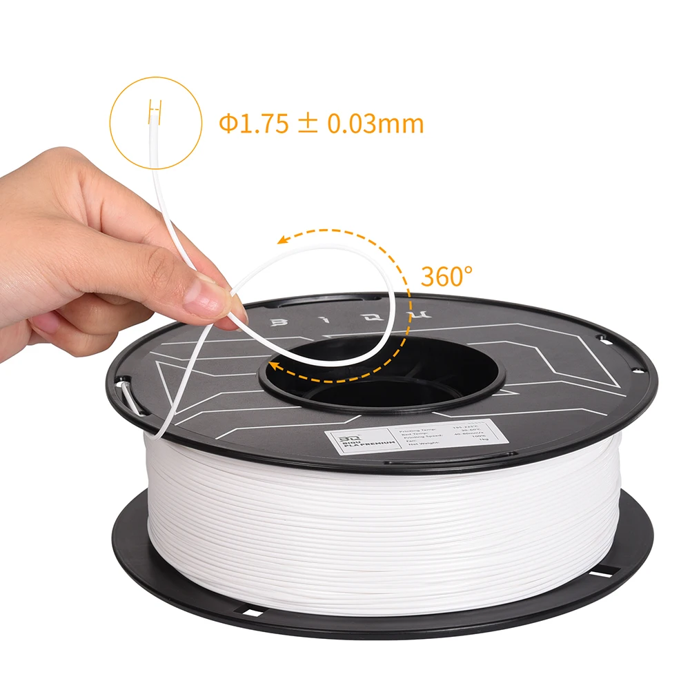2 шт. нить для 3D-принтера B1 BX Ender3 V2 CR10S Pro Mega X 1 75 мм | Компьютеры и офис