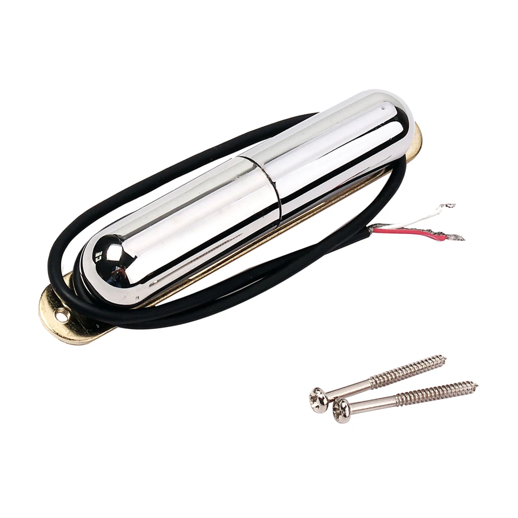 gitarre sound spule lippenstift pickup hohe qualität verbessern musik durchführen chrom für 3 saiten4 saiten elektrische gitarre free