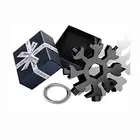 18 в 1 Многофункциональный карманный инструмент со снежинкой ключ-брелок шестигранный ключ многофункциональная отвертка многофункциональный кемпинг выживание на природе Туризм