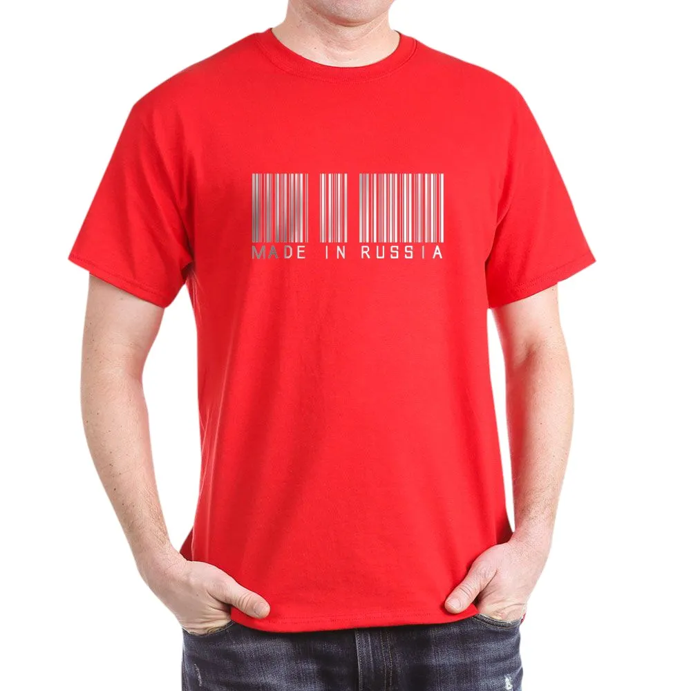 ( Bar Code ) Made in Russia Unisex T-Shirt Black | Мужская одежда