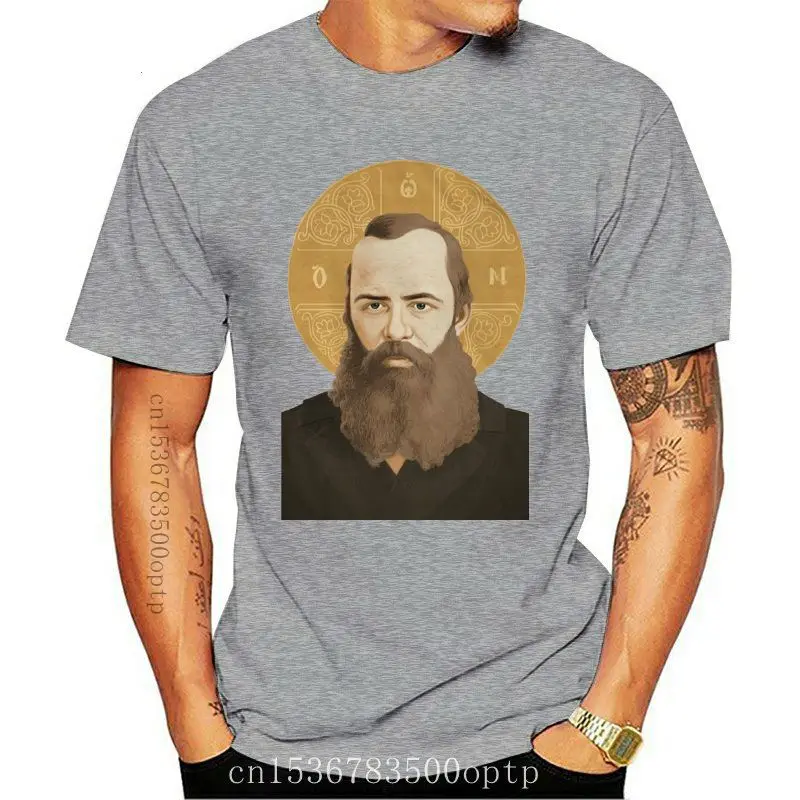 

Новая футболка 2021, модные мужские классические топы, футболки Fyodor Dostoevsky, дизайнерская летняя футболка с круглым вырезом