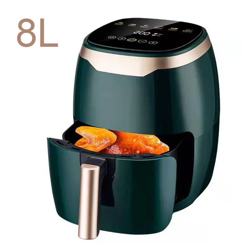 

220v 8L large capacity air fryer Intelligent Automatic Electric potato chipper household The Fried chicken Oven no smoke Oil