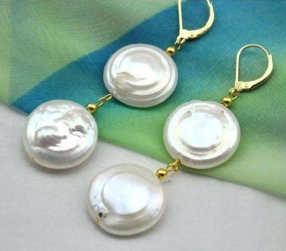 Ювелирные изделия бесплатная доставка серьги в стиле барокко 11-12 мм AAA ++