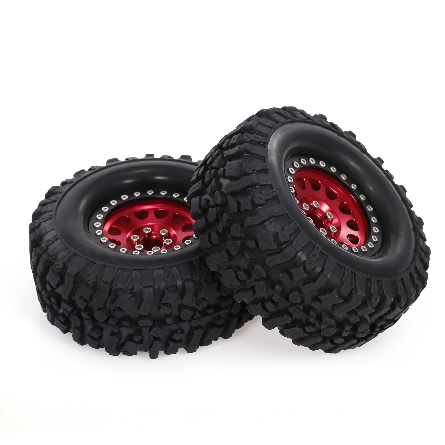 

2 шт., 2,2 дюймовые резиновые шины для Traxxas Hsp Redcat Rc4wd Tamiya Axial scx10 D90 Hpi RC Crawler