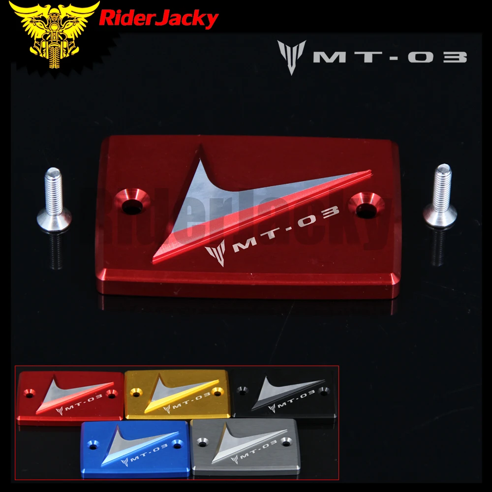 

RiderJacky Red Motorcycle Front brake Fluid Reservoir Cap Cover For YAMAHA MT-03 MT03 MT 03 2006-2010 2007 2008 2009