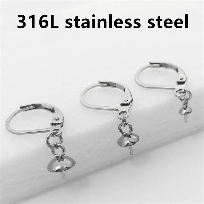 50 шт. французский крючок для серьги из нержавеющей стали Сережки сережек и