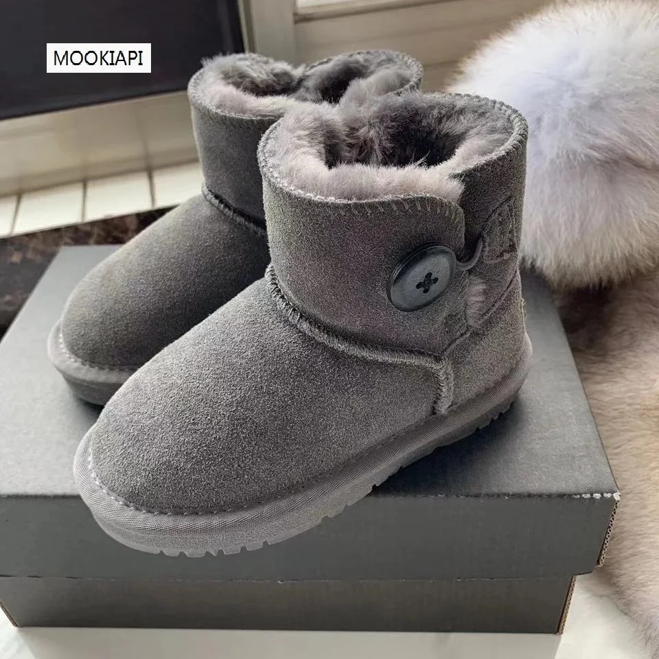 2020 г. Австралийский бренд детские зимние ботинки 100% натуральная кожа самая