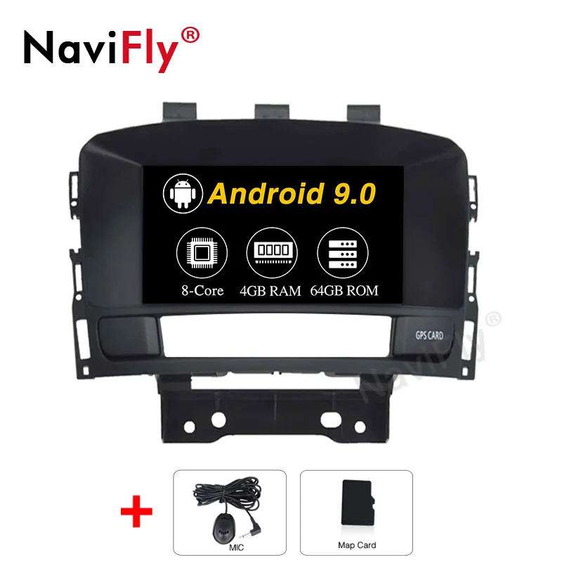 64G model NaviFly Android 9,0 Восьмиядерный PX5 автомобильный dvd-плеер для OPEL ASTRA J 2010-2012 Автомобильная Мультимедийная поддержка DVR wifi DAB OBD gps радио - Цвет: 64G model