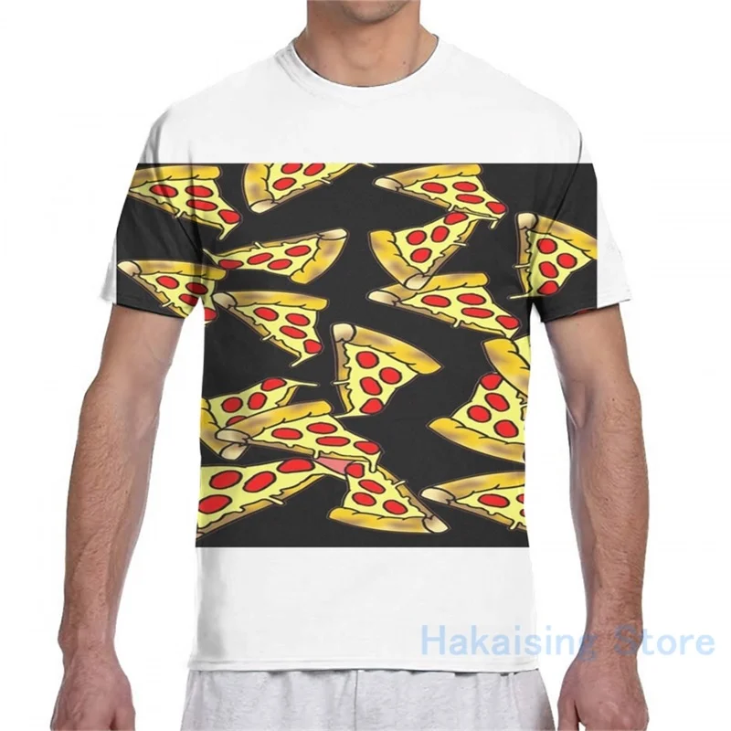 Я хочу чтобы все пиццы для мужчин футболка женщин со сплошным принтом Модная