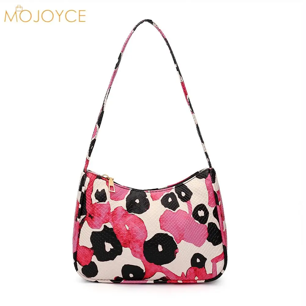 

Popular Simple Female Daily Bag Print Totes Underarm Bags Women PU Leather Small Casual Travel Shoulder Handbags