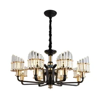 living room dining room bedroom post modern light luxury american crystal wrought iron chandelier creative led chandelier