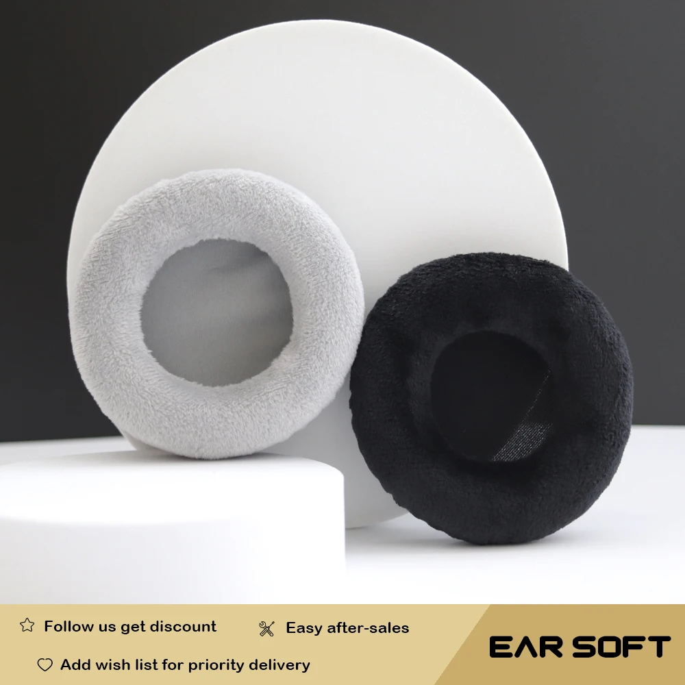 Enlarge Earsoft Replacement Cushions for Technics RP-F550 Headphones Cushion Velvet Ear Pads Headset Cover Earmuff Sleeve