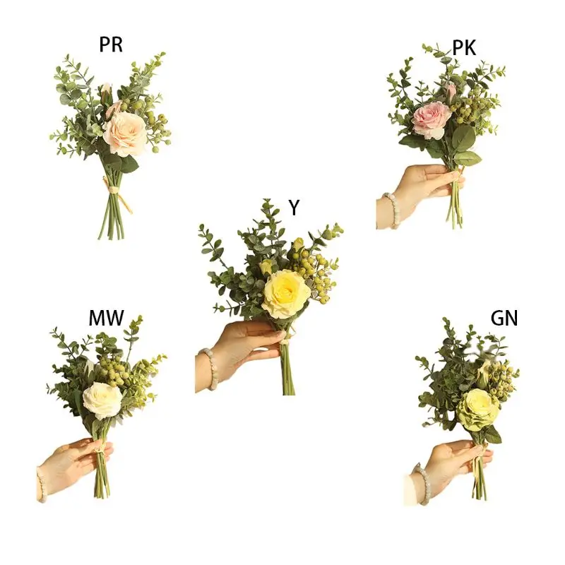 Искусственные цветы эвкалипта листья ягоды Свадебный декор|Свадебные букеты| |