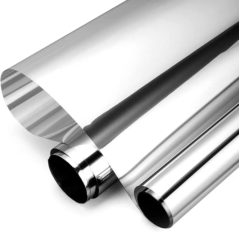 Односторонняя зеркальная пленка YaJing самоклеящаяся для конфиденциальности