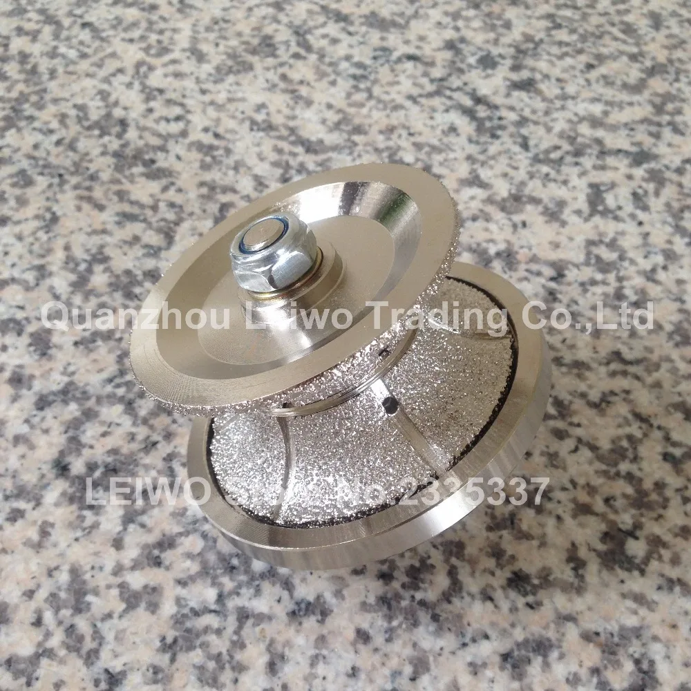 Вакуумная паяная ручная фреза V30 полностью металлическая крышка с алмазным