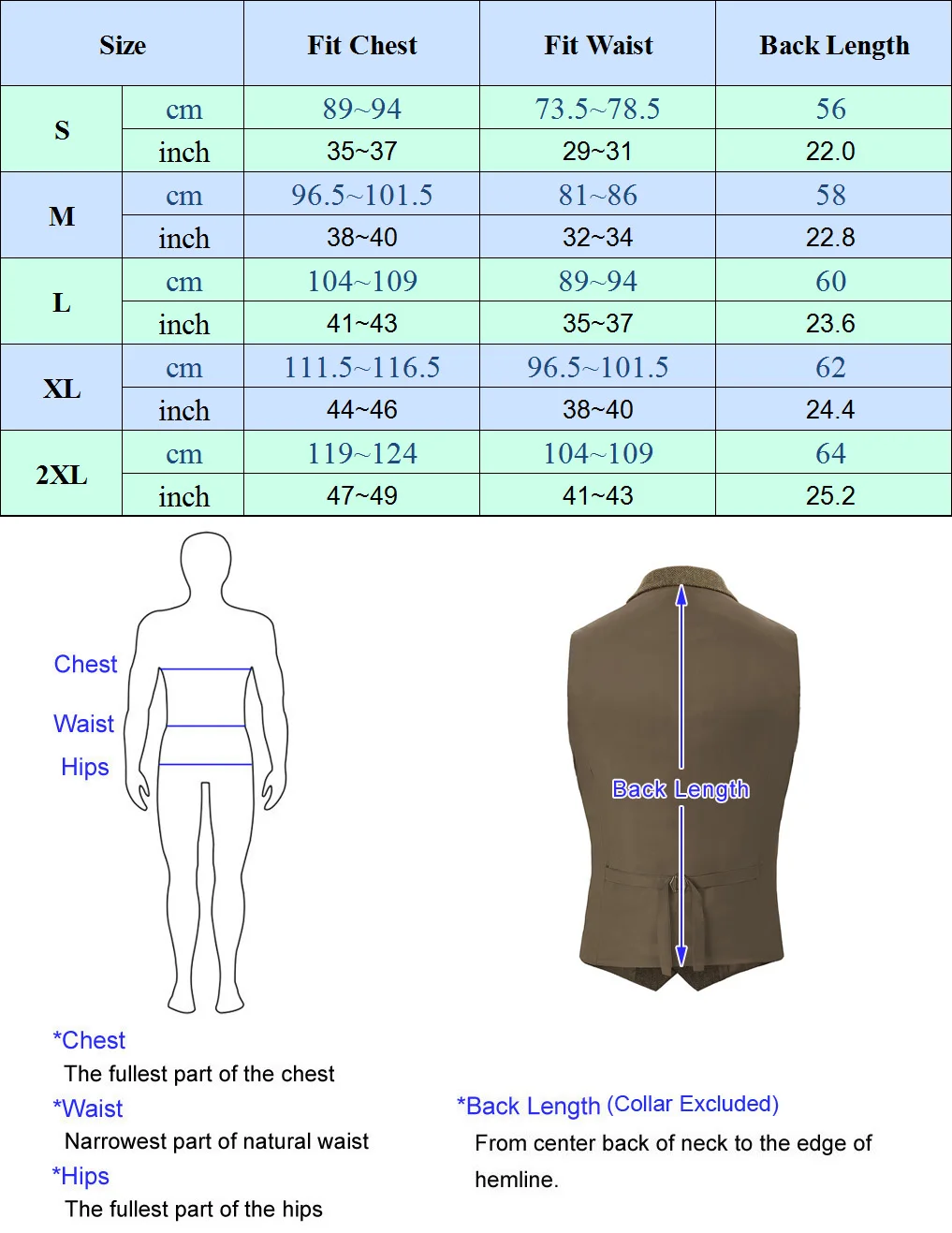 

PJ Men's Casual Stylish Notch Lapel Handkerchief Hem Vest Coat With Pockets Men's Vest Fashion Handkerchief Hem