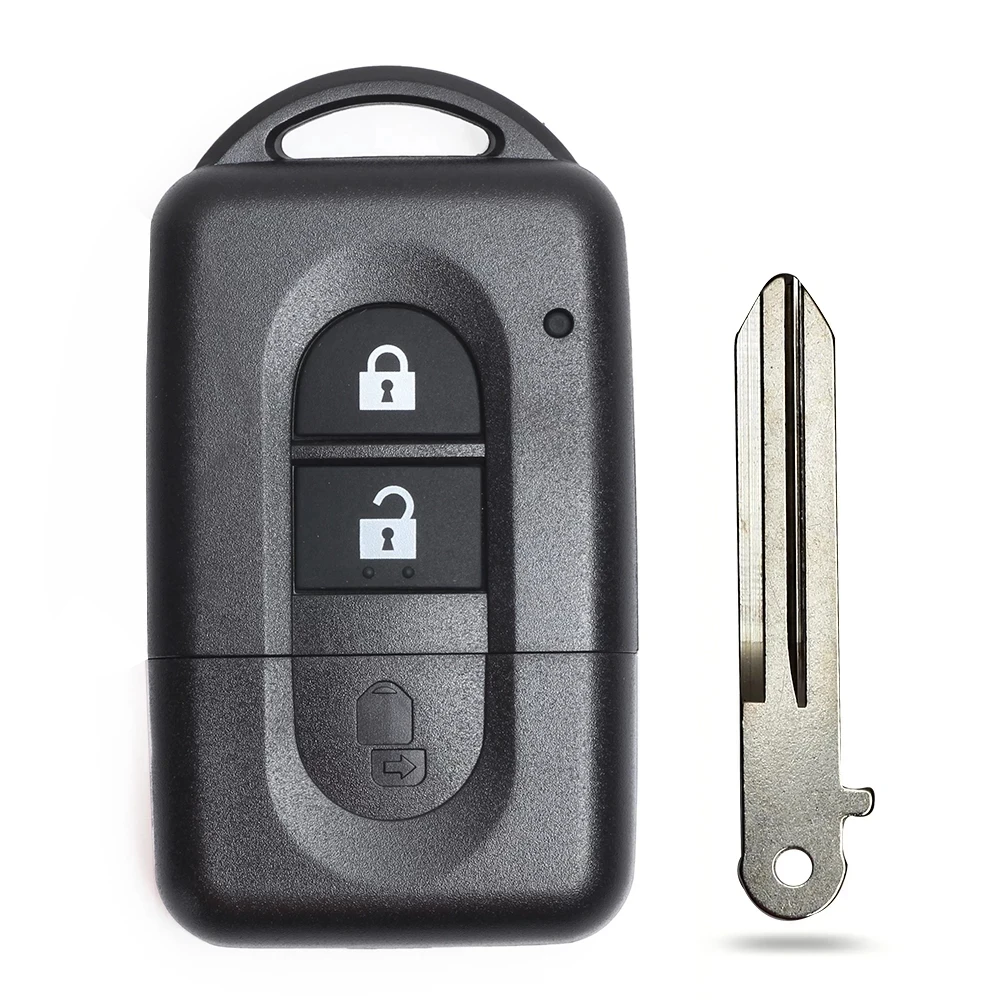 KEYECU дистанционный ключ без ключа с 2 кнопками 433 МГц чип PCF7936 для Nissan X-trail Qashqai Pathfinder