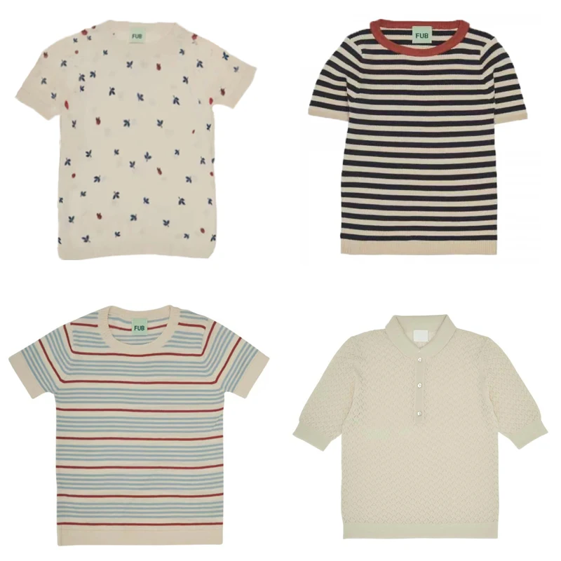 Трикотажный Хлопковый свитер для мамы и дочки на весну/лето |