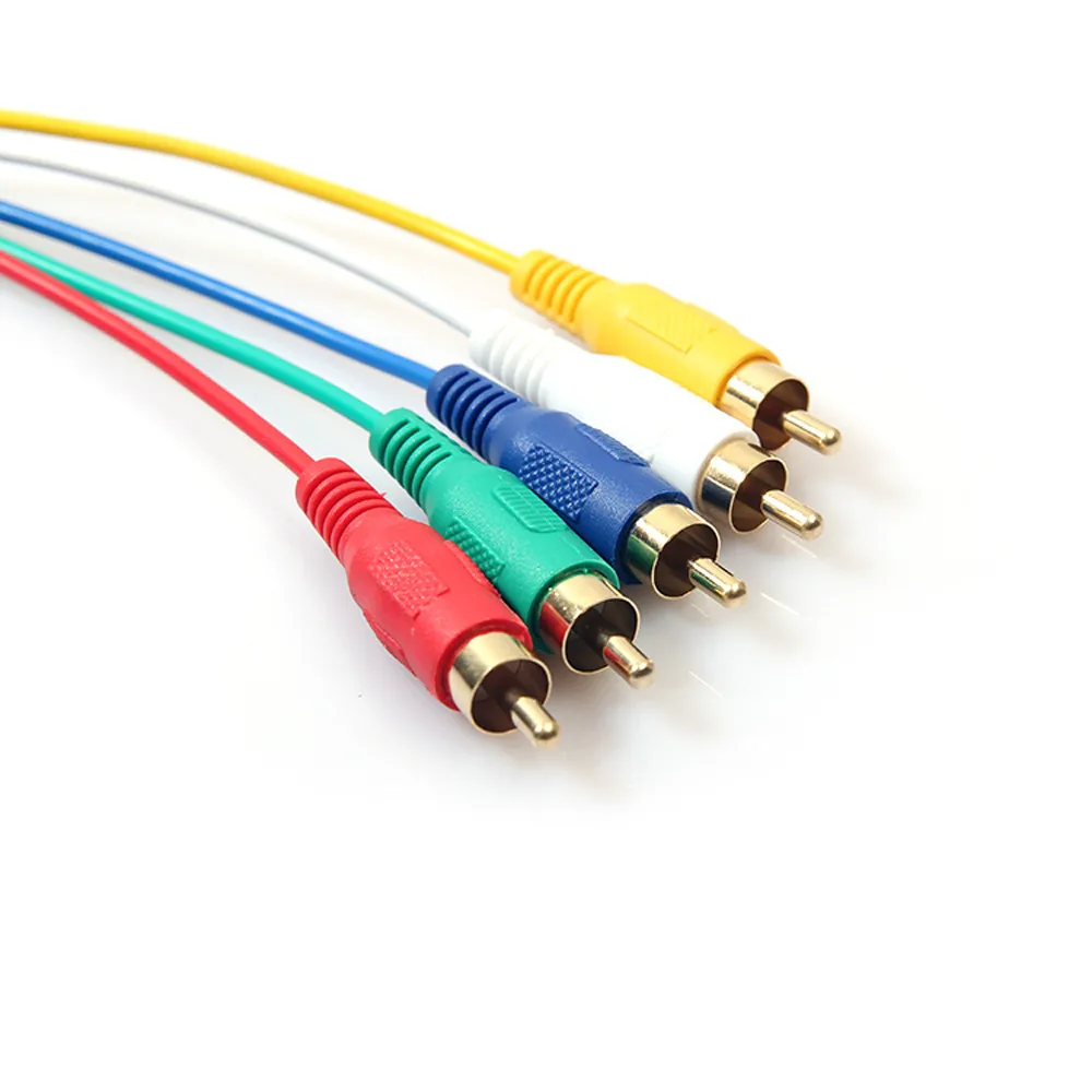 5ft HDMI в 5RCA мужской аудио видео компонентный преобразователь кабель 1 5 м для HDTV 1080P