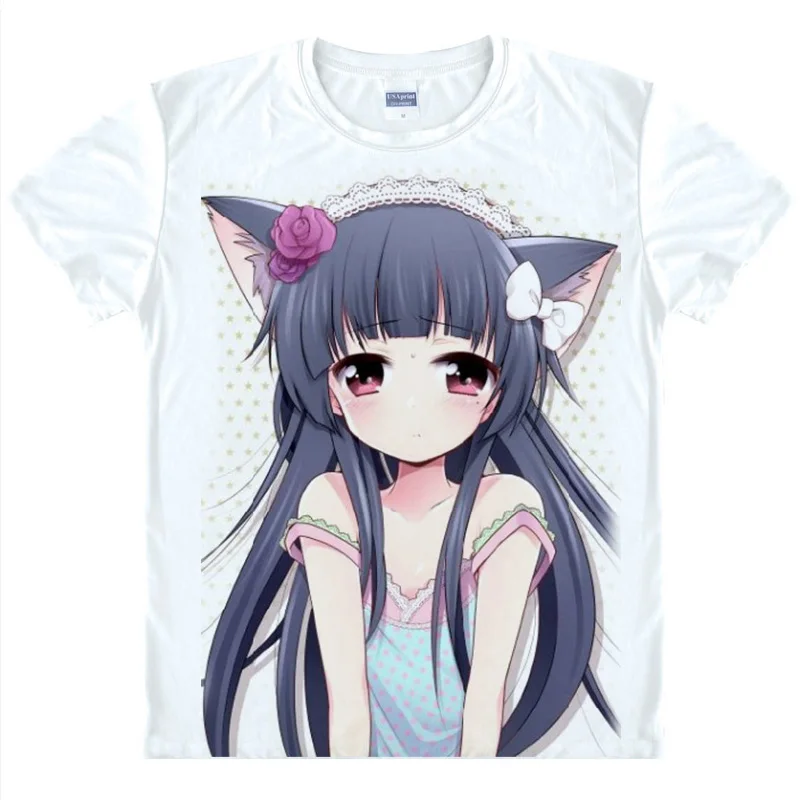 Oreimo Ore No Imouto Ga Konnani Kawaii Nai Gokou Ruri Футболка с принтом Косака кирино косплей футболки