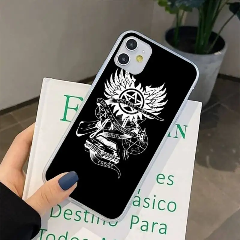 

FHNBLJ Supernatural Jared Padalecki Phone Case for iPhone 8 7 6 6S Plus X 5S SE 2020 XR 11 12 pro XS MAX