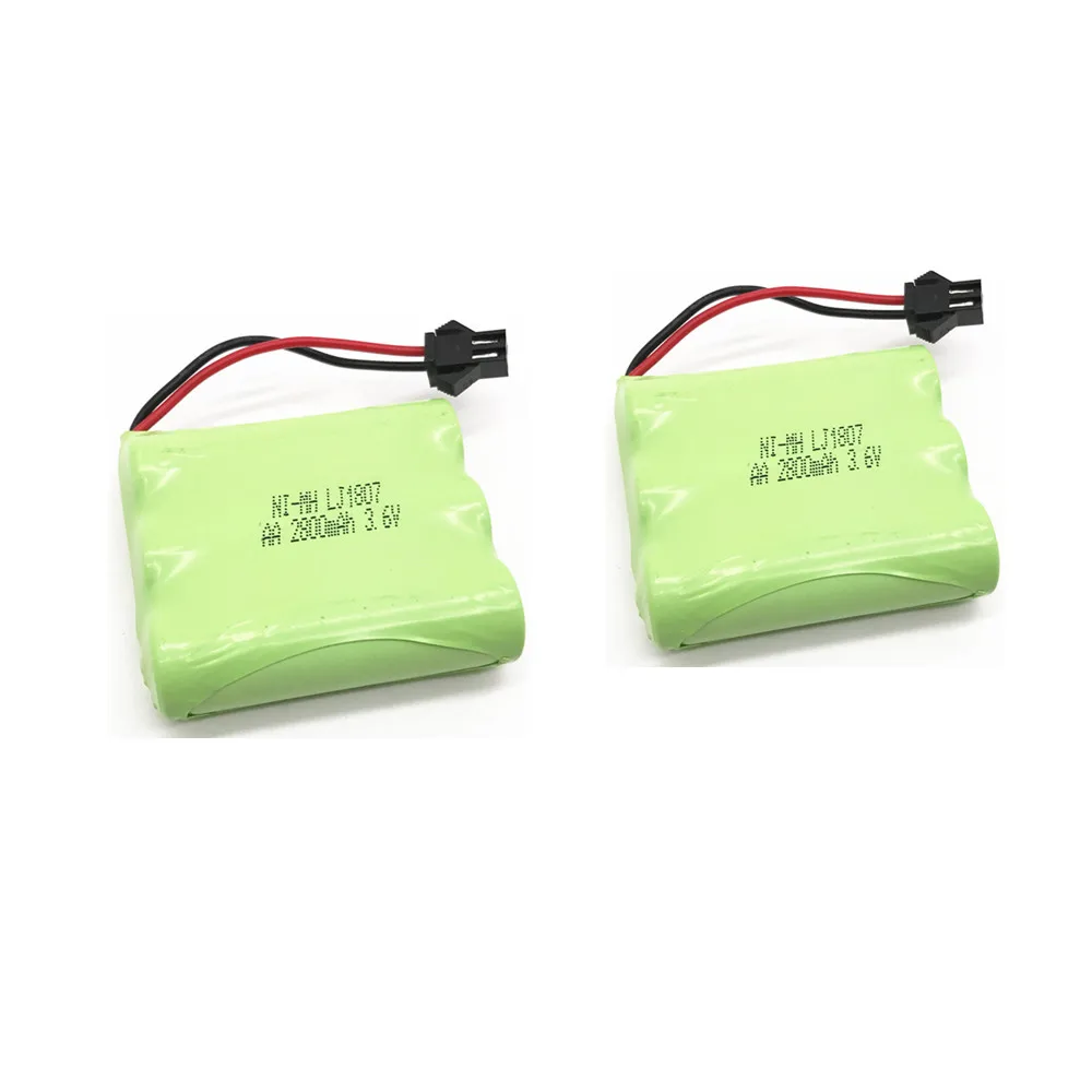 3.6v 2800mah nimh Battery + USB Charger For Rc toys Car Boat Gun Tank Train Robot AA Rechargeable Pack | Электроника