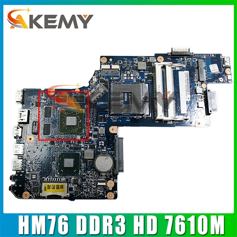 

AKEMY New H000052690 Main board For Toshiba Satellite C850 L850 Laptop motherboard HM76 DDR3 HD 7610M Graphics