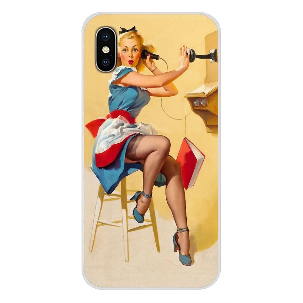 Аксессуары для девушек PinUp чехлы телефонов Xiaomi Redmi 4A S2 Note 3 3S 4 4X 5 Plus 6 7 6A Pro Pocophone F1 |