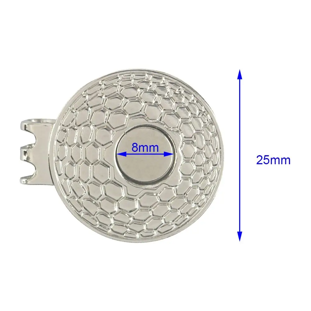PINMEI Набор маркеров для мячей гольфа с клипсой (1 шт. Для колпачка и 1 маркера