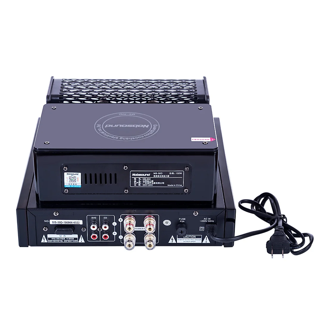 

Nobsound MS-30D Bluetooth HiFi Audio Vaccum Tube Amplifier Player Home Audio Amplifier 220V Power Flat Plug Bluetooth Generation