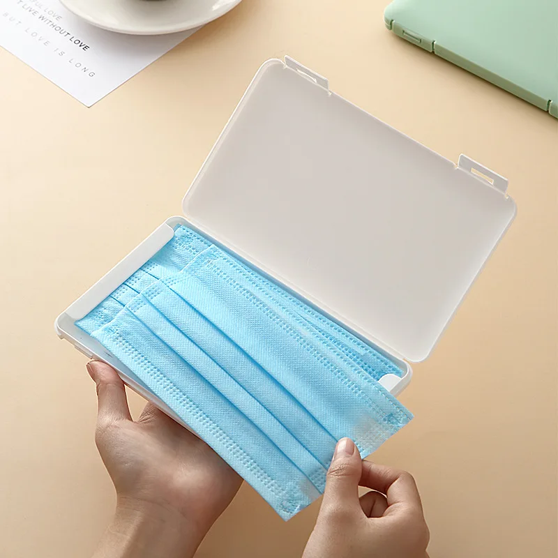 Dust mask storage box Portable bag Disposable N95 organizer 19*11cm | Дом и сад