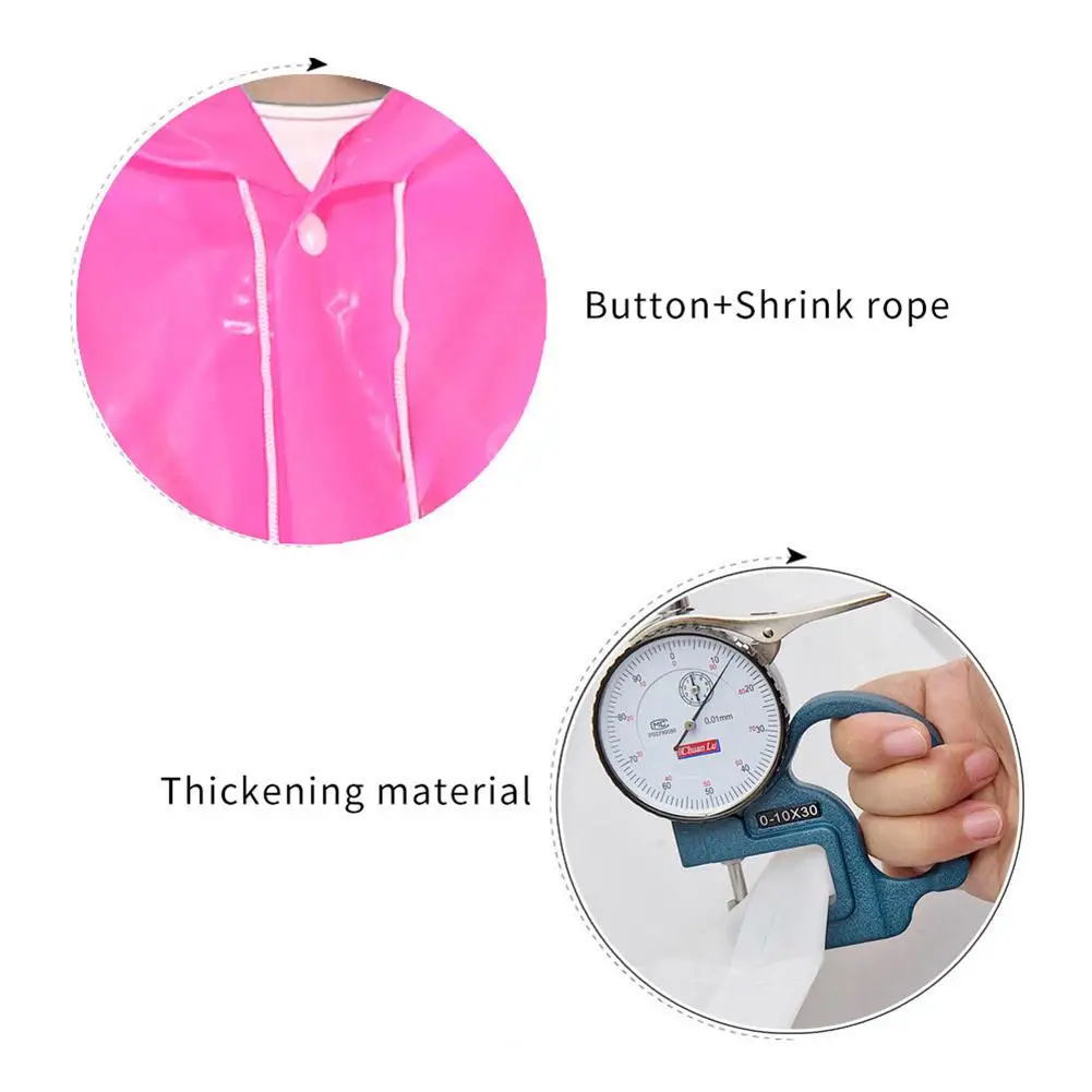 Анти туман плотный дождевик оснастки комбинезон с пуговицами ветрозащитные