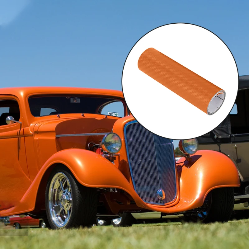 Автомобильные 3D наклейки из углеродного волокна цветная пленка для автомобиля