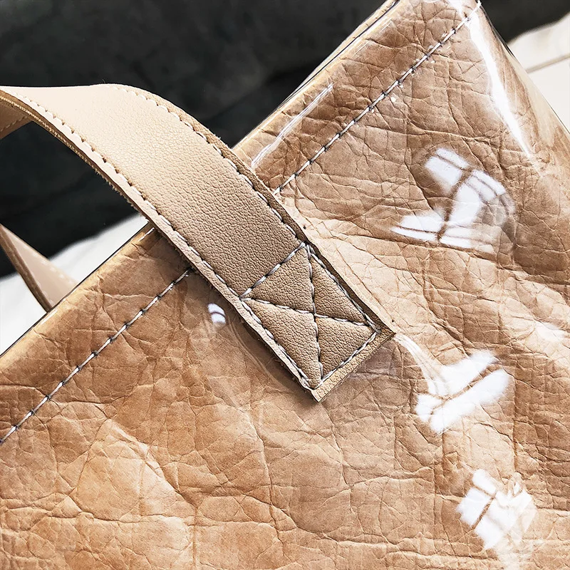 Супер Огненная прозрачная сумка женская Большая вместительная