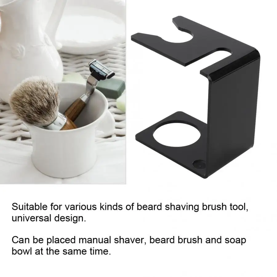 Многофункциональная подставка для бритвы мужчин компактная акриловая чаша
